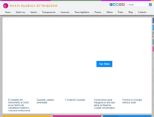 Tablet Screenshot of mariaeugeniaestenssoro.com